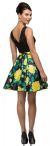 Lace Top Floral Skirt Short Homecoming Party Dress back